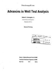 Advances in Well Test Analysis PDF