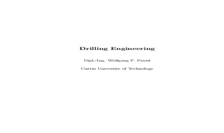 Drilling Engineering Pdf